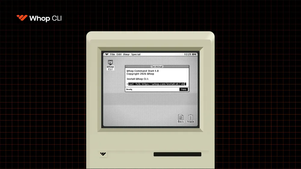 Introducing Whop CLI: Run your business agentically