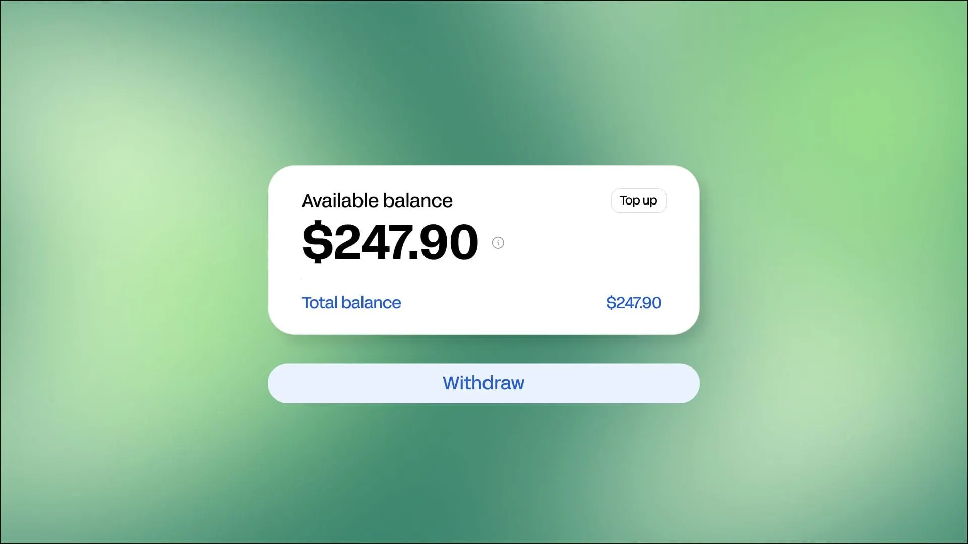 Getting paid