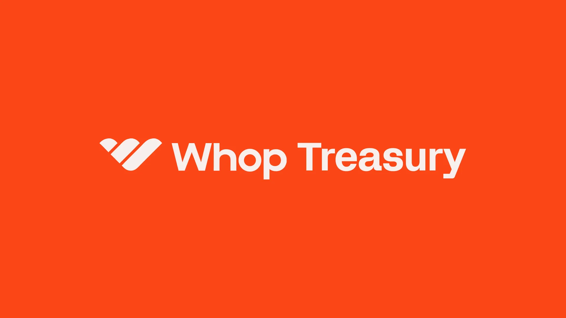 Whop Treasury
