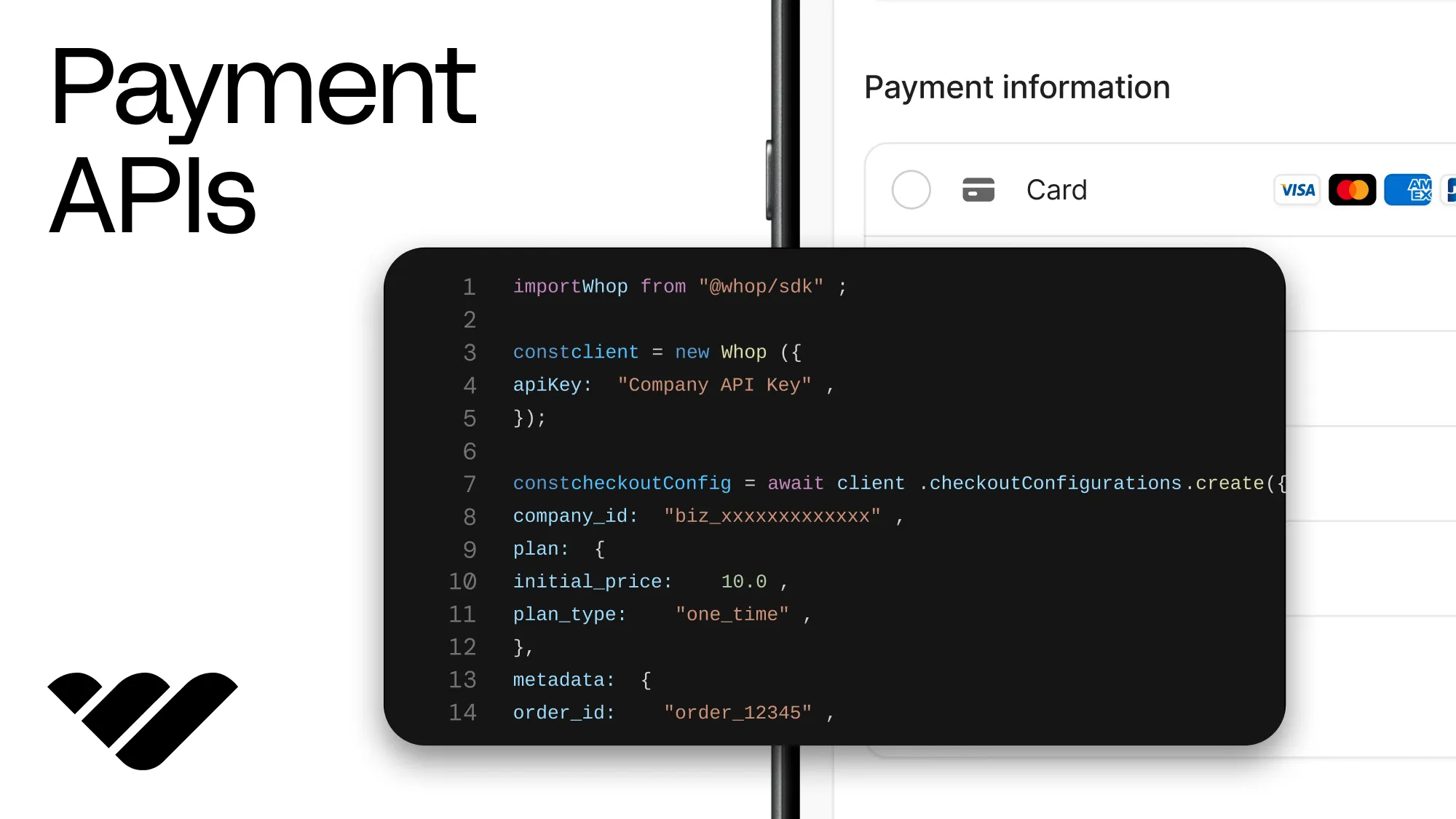 payment api and gateway