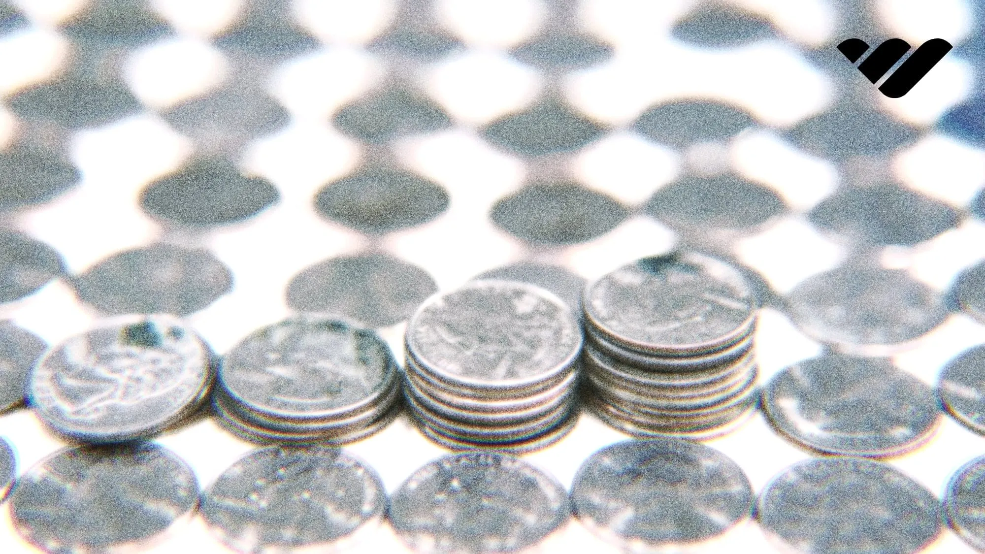 side hustle blog cover (rows of silver coins)