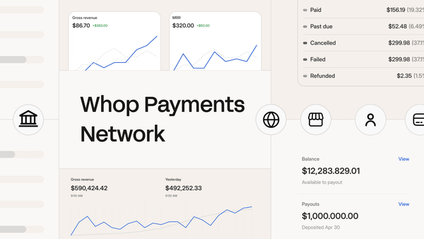Whop is the complete payment stack for platforms