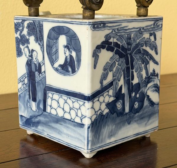 A Small Blue-and-White Warming Vessel: Late Kangxi?