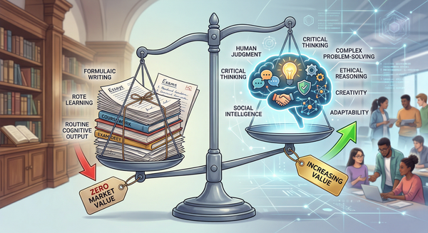 Repricing Human Judgement: The End of Traditional Assessment