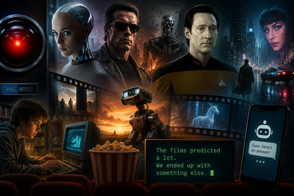 A Summer at the Cinema: Fifty Years of AI on the Screen