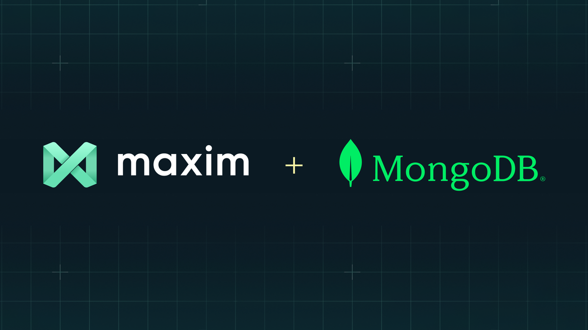 Build a RAG application using MongoDB and Maxim AI
