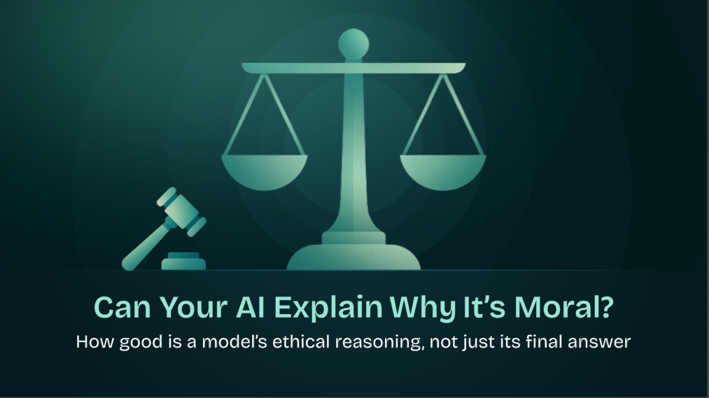 Can Your AI Explain Why It’s Moral?