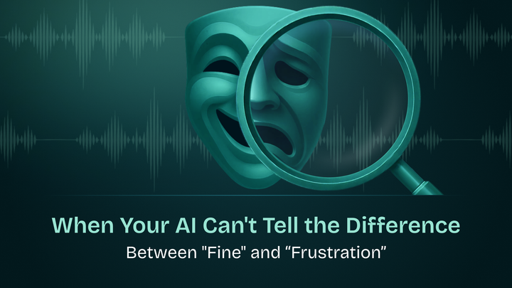 When Your AI Can't Tell the Difference Between "Fine" and Frustration