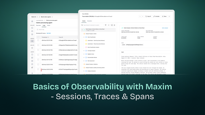 Basics of AI Observability: Sessions, Traces, and Spans
