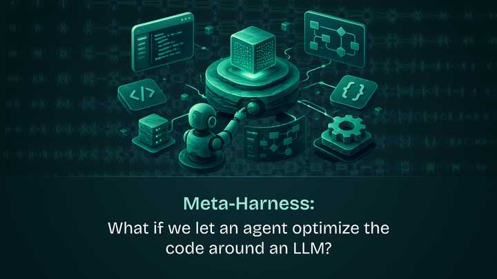 Meta-Harness: What if we let an agent optimize the code around an LLM?