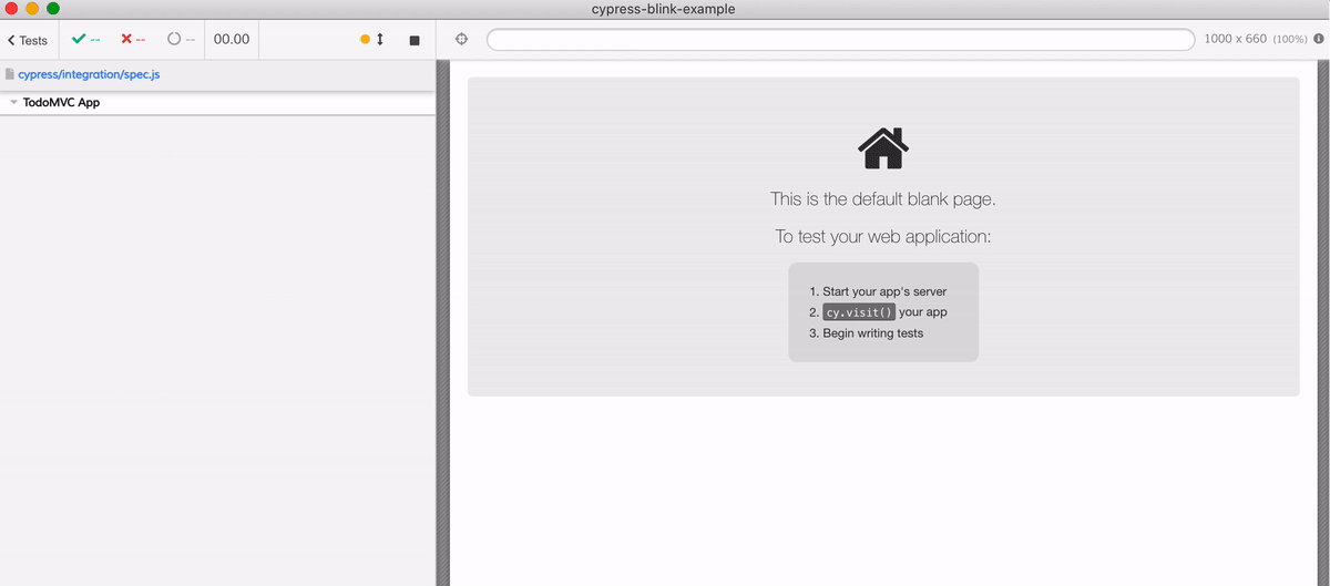 The loading element first passes, then fails on the second run