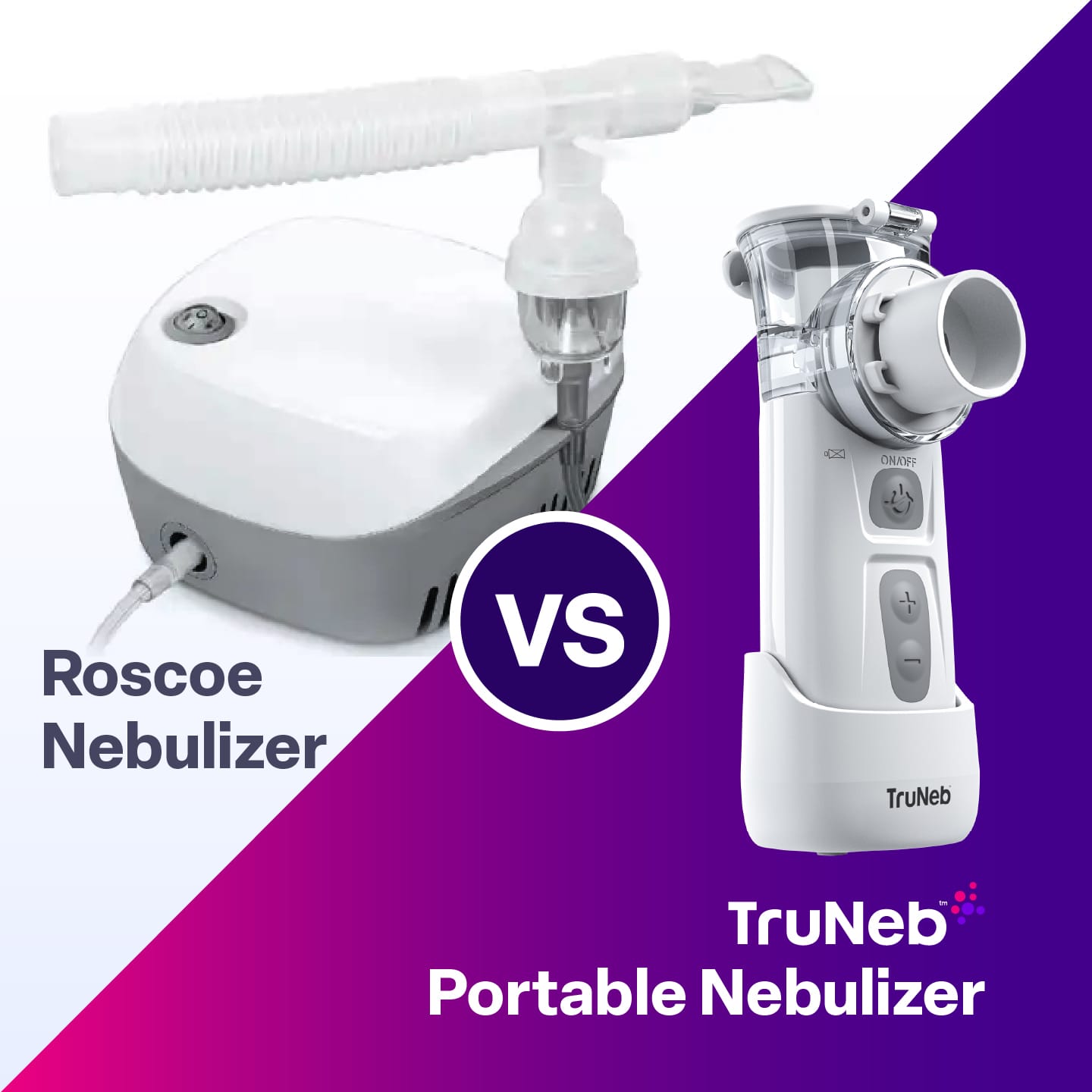 Difference Between Roscoe Nebulizer and TruNeb Portable Nebulizer