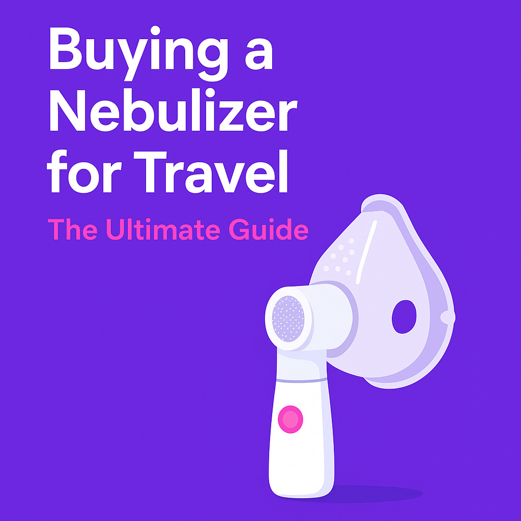 A picture that shows a on the go nebulizer