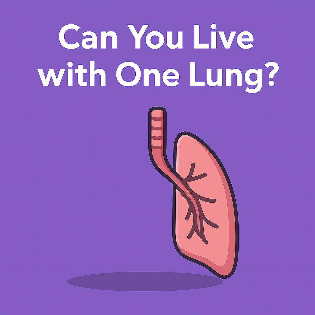 Human live with one lung