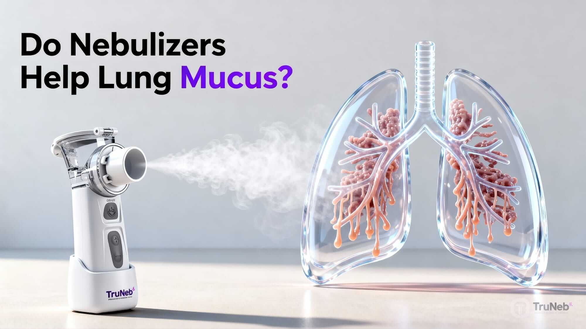 An Image Illustrating How Nebulizers Help Clear Lung Mucus