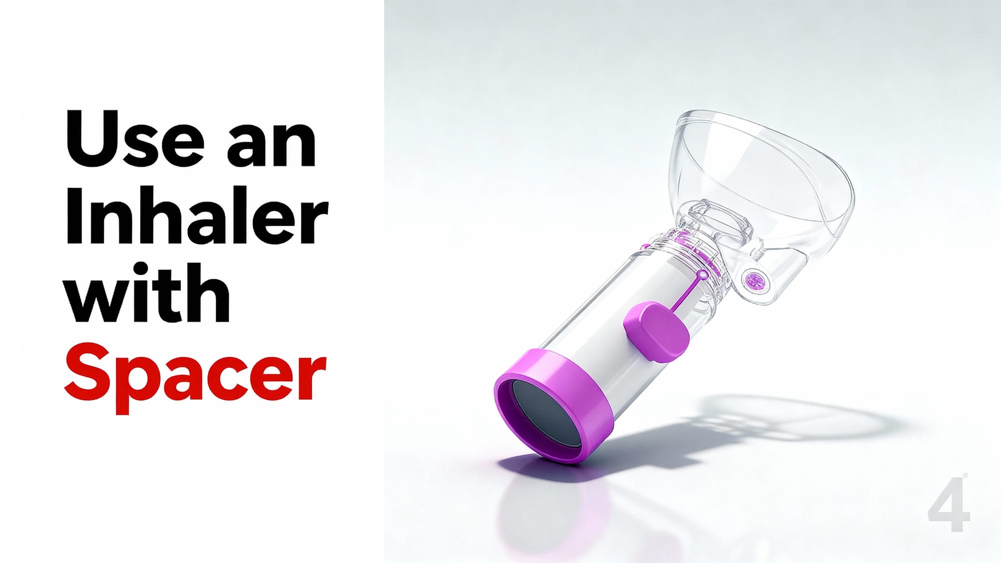 Inhaler with spacer