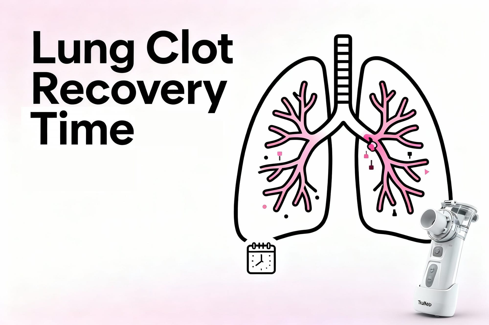 Lung clot recovery time