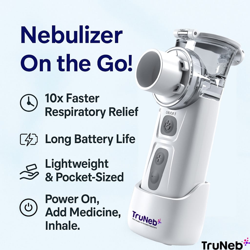 Better Alternative to Flyp Nebulizer - TruNeb™ Portable Nebulizer