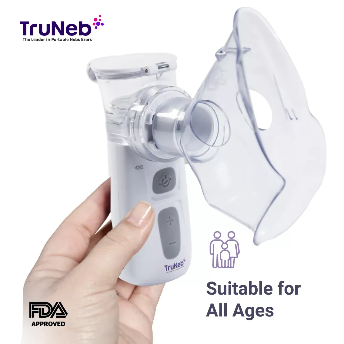 TruNeb Portable Nebulizer for All Ages