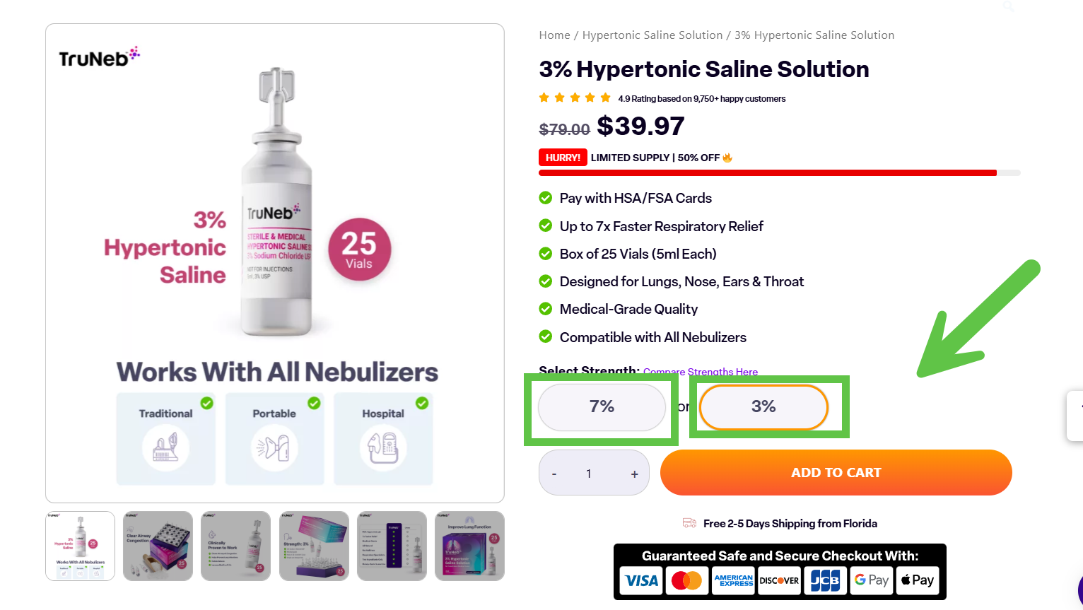 3% hypertonic saline solution for nebulizer
