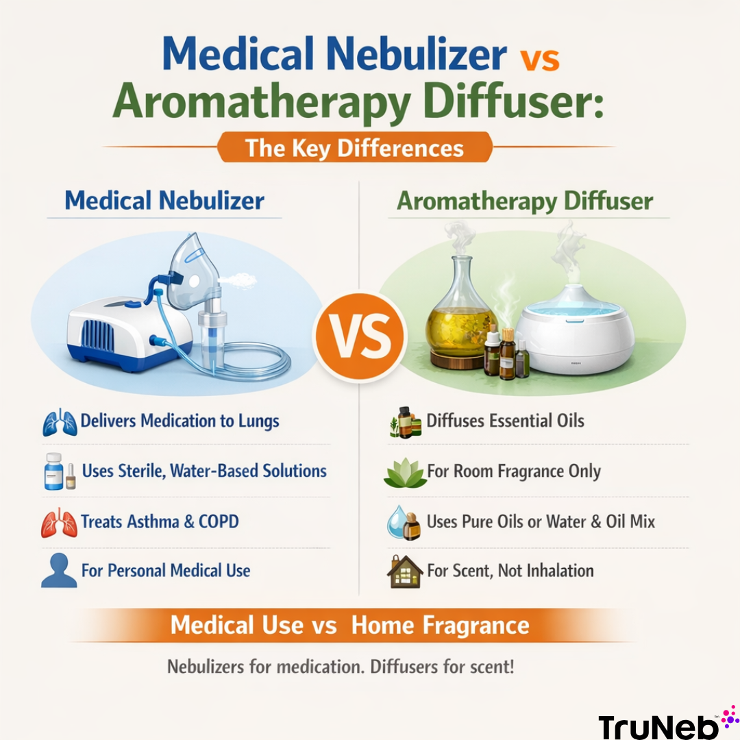 Medical Nebulizer vs Aromatherapy Diffuser
