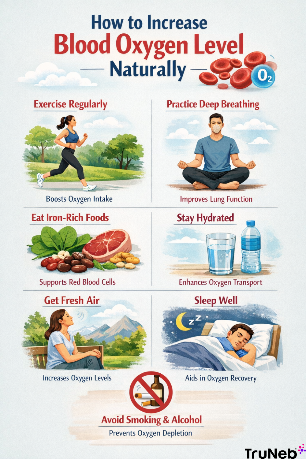 6 Ways to Increase Blood Oxygen Level Naturally