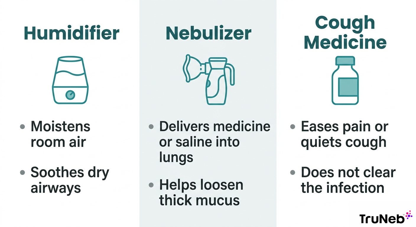 key bronchitis relief tools Side-by-side comparison