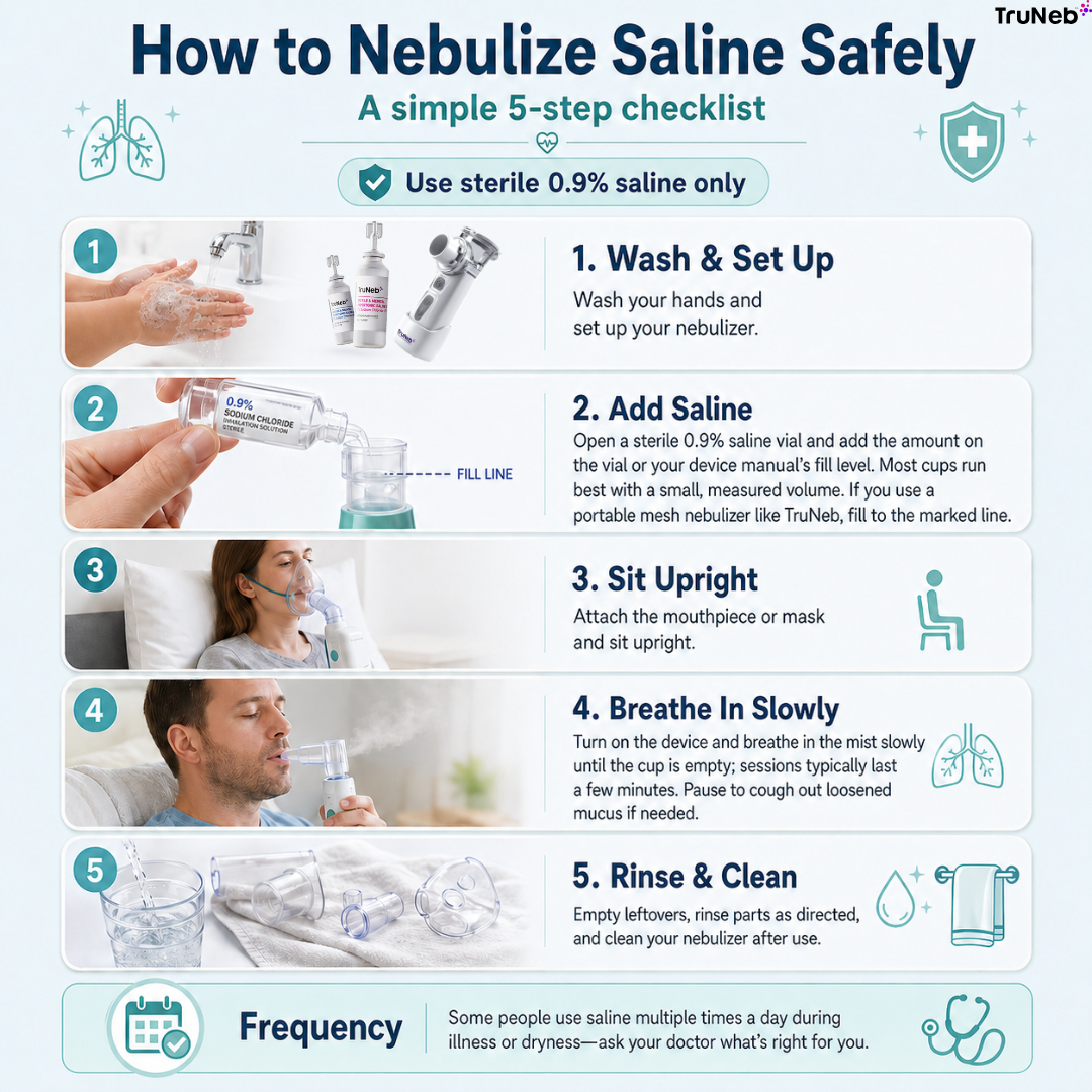 Ways to Nebulize Saline Safely