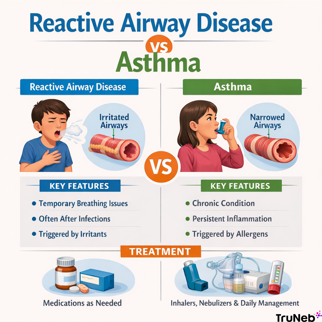 Reactive Airway Disease vs Asthma