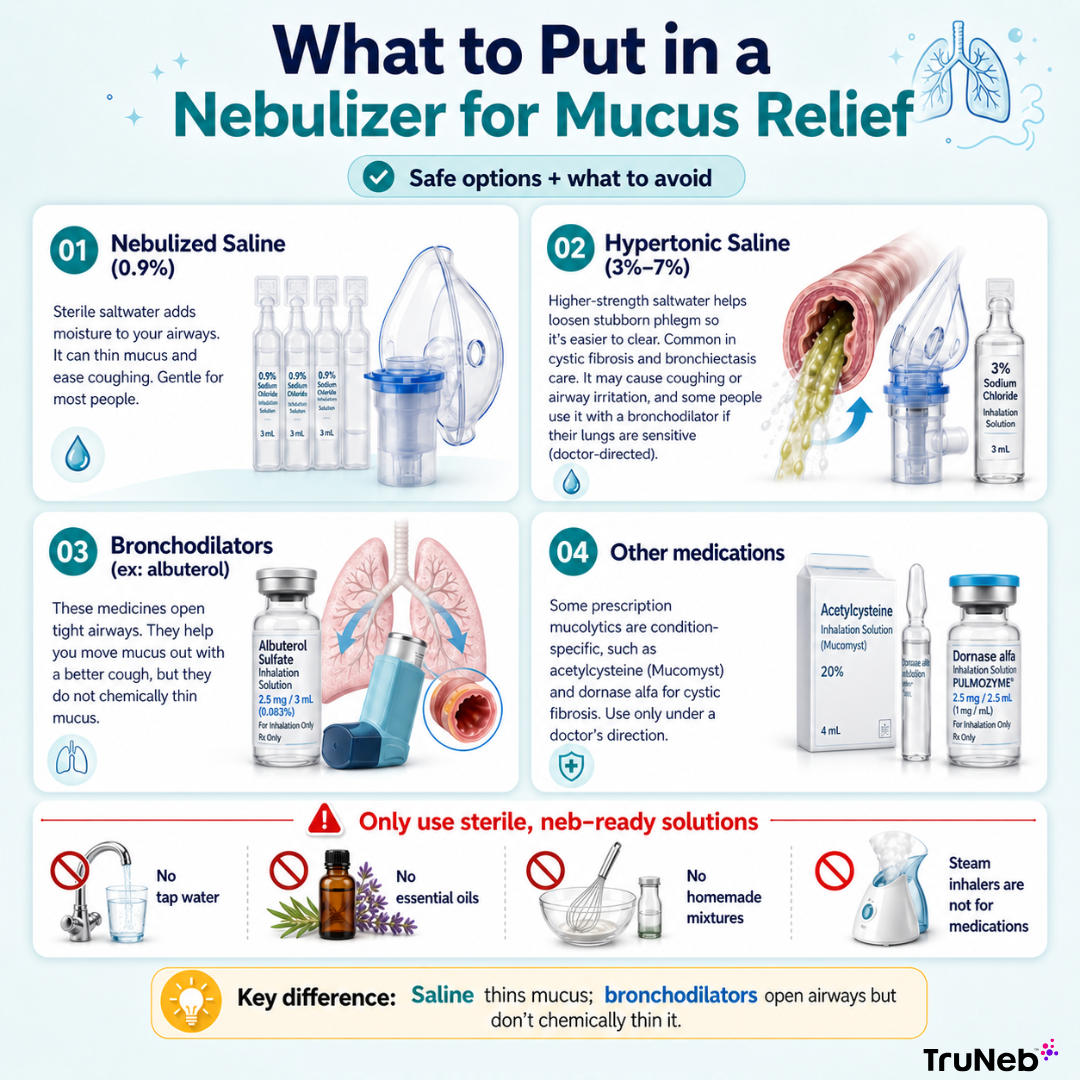 Nebulizer Saline Explained for Mucus Relief