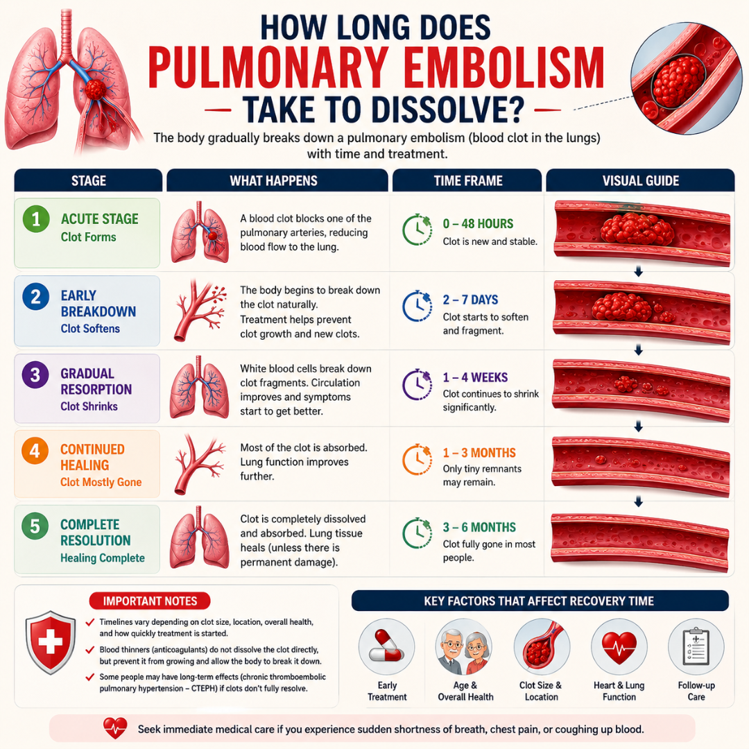 Recovery Timeline from Blood Clots in Lungs