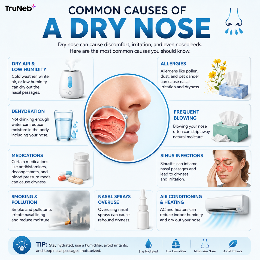 Common Causes of a Dry Nose