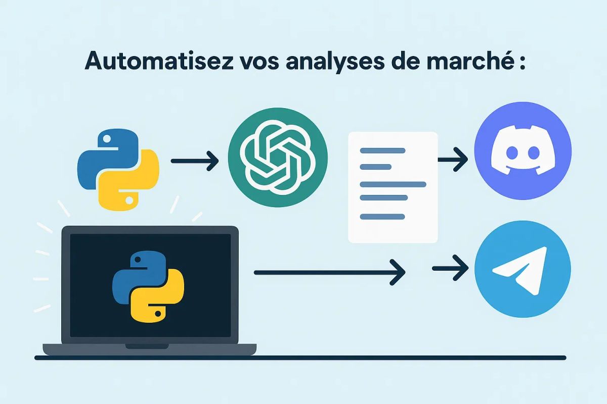 Automatisez vos analyses de marché : ChatGPT → Discord & Telegram en Python