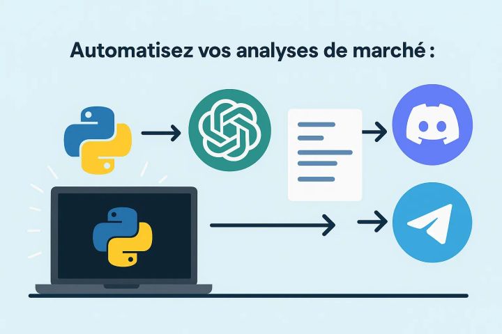 Automatisez vos analyses de marché : ChatGPT → Discord & Telegram en Python