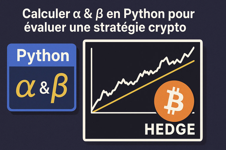 Alpha/Bêta en trading crypto : mesurez votre edge en Python