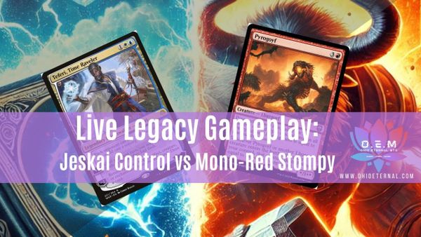 Legacy Paper Gameplay: Jeskai Control Vs Mono Red Stompy