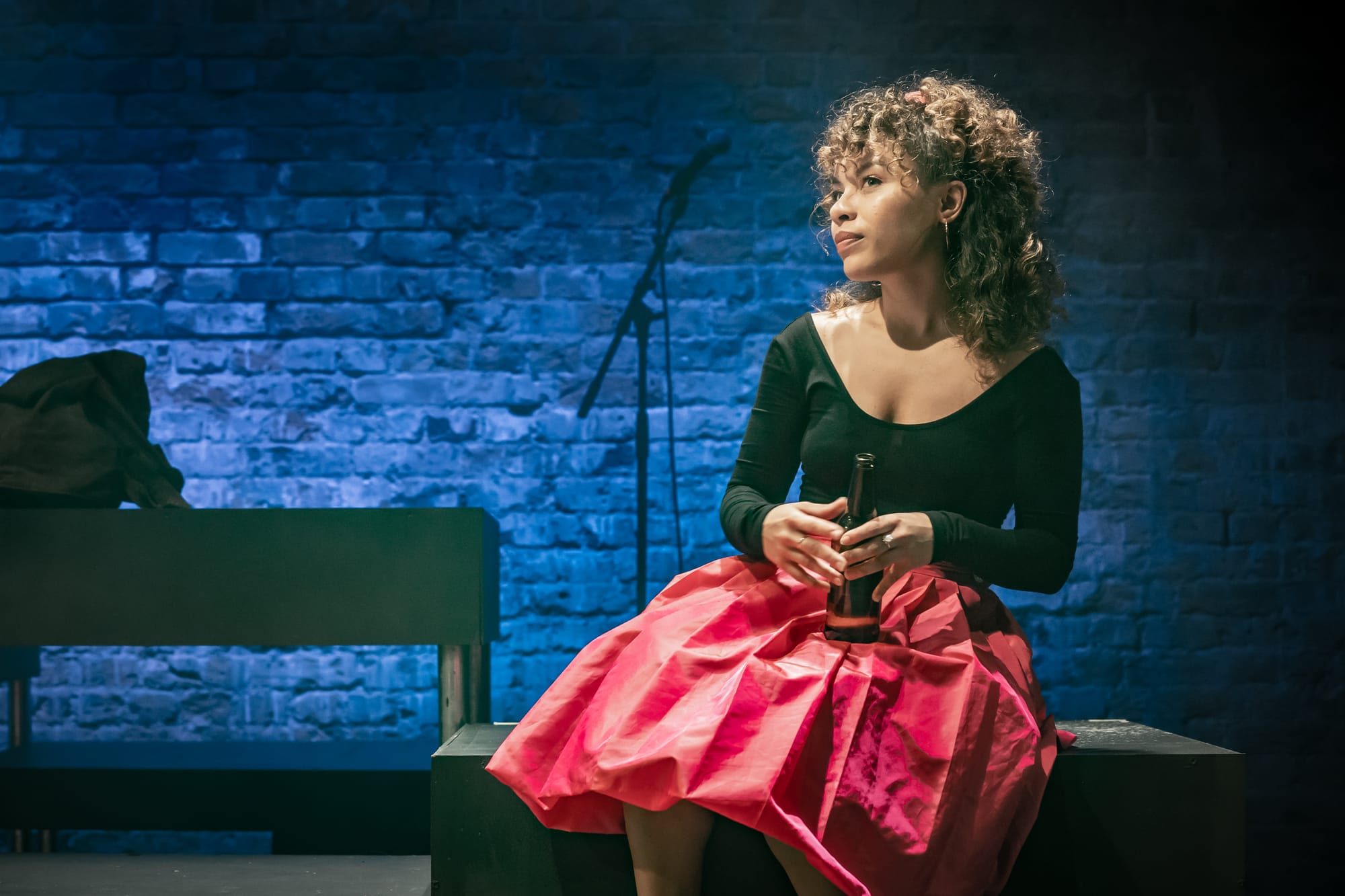 Saffron Coomber Mina In Old Bridge At The Bush Theatre Photo By Marc Brenner46