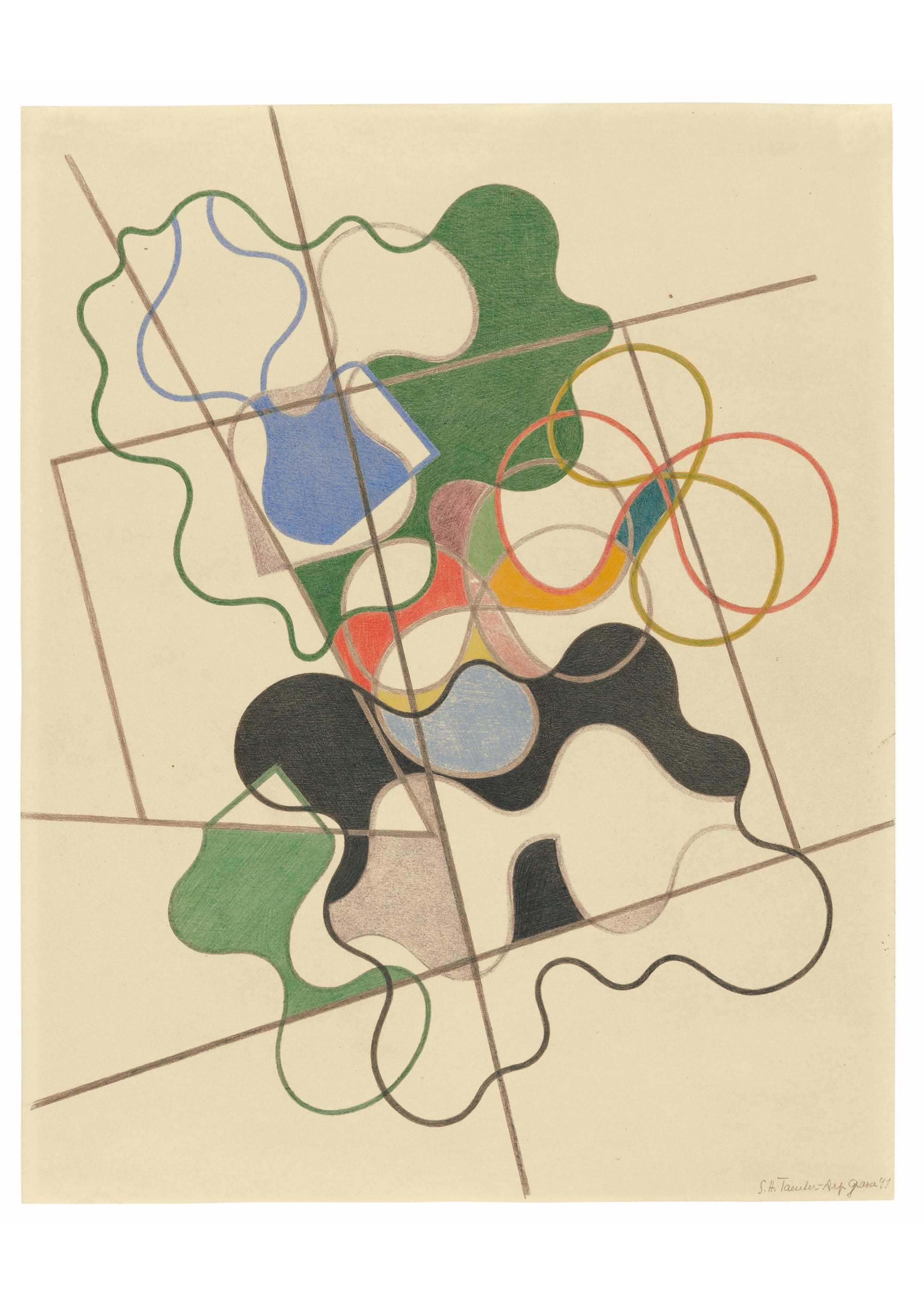 Geometric And Undulating 1941 Museo Darte Della Svizzera Italiana