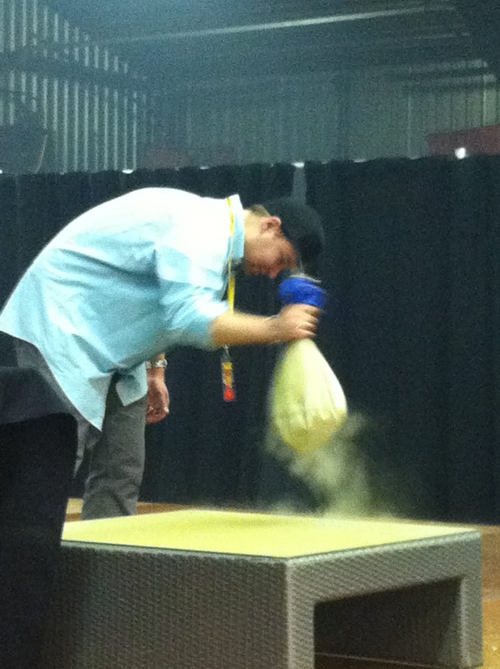 GREEN powder? That I CAN’T snort? Well, that makes a change...&nbsp;