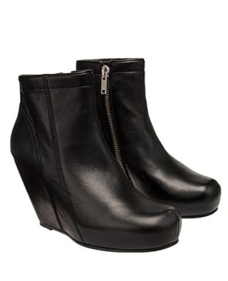 Rick Owens wedge boots&nbsp;