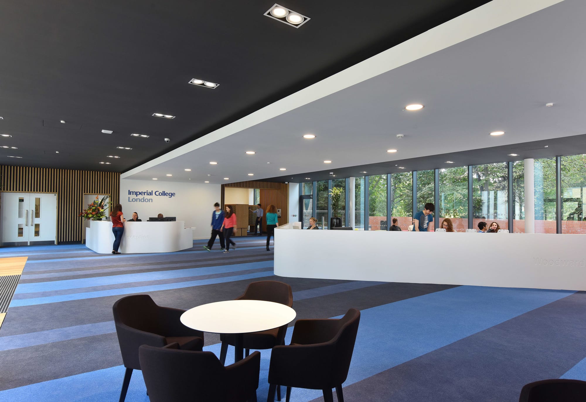 A view of the interior of Woodward Buildings, which can accommodate 690 students at any one time