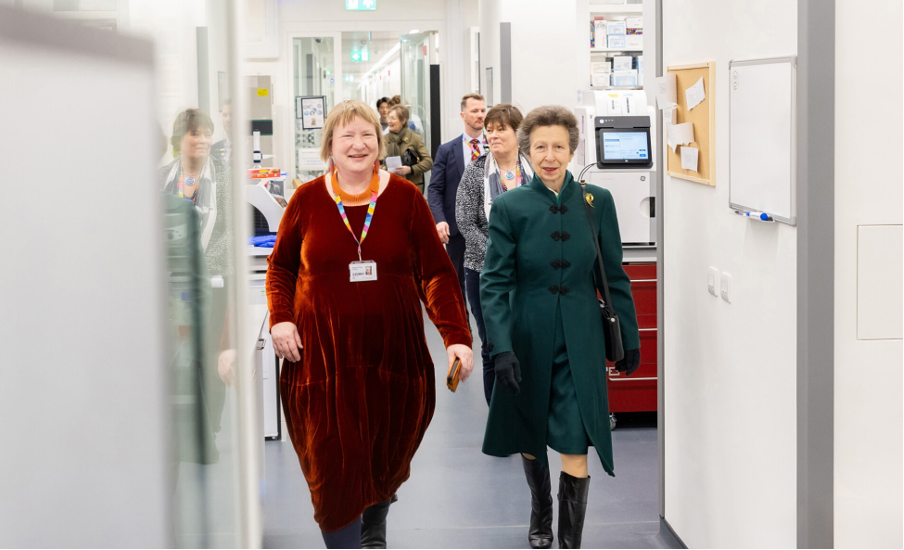 Princess Royal visits Imperial to open £120m biomed facility