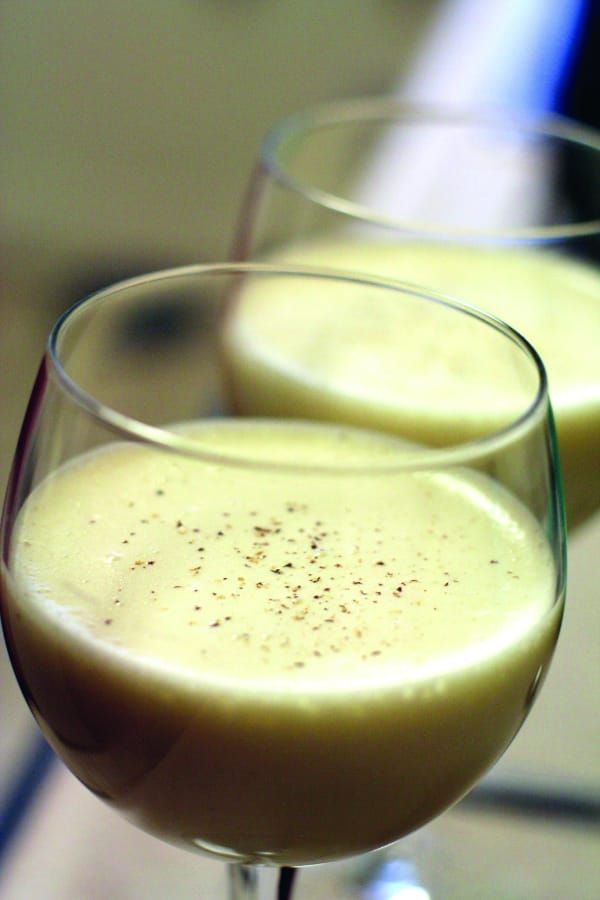 On the second day of Christmas, my true love gave to me... EGGNOG