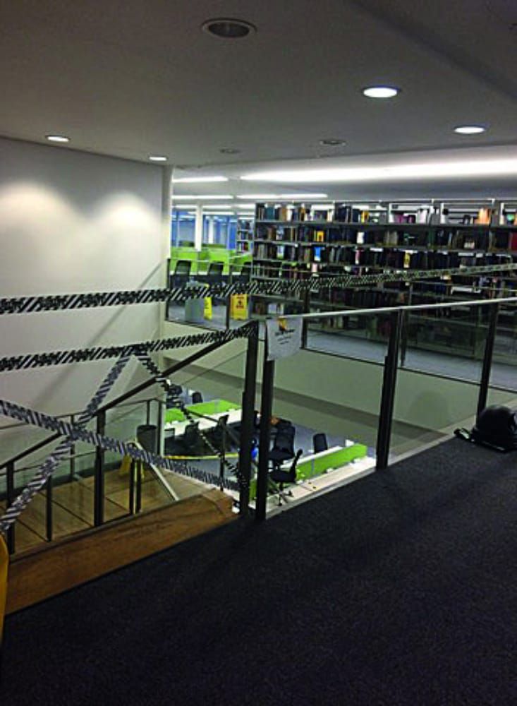 Leaking library closes recently re-opened area