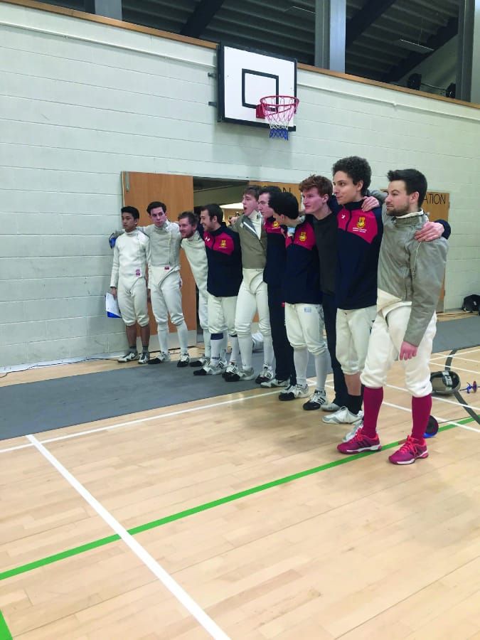 Mens 1st display a rapier wit