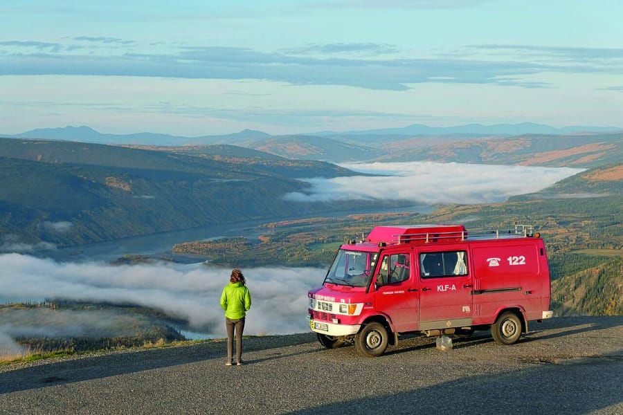 Travelling the Americas in an old fire engine