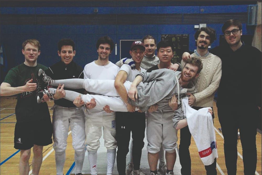 Fencing Men’s Second Team finish a triumphant year