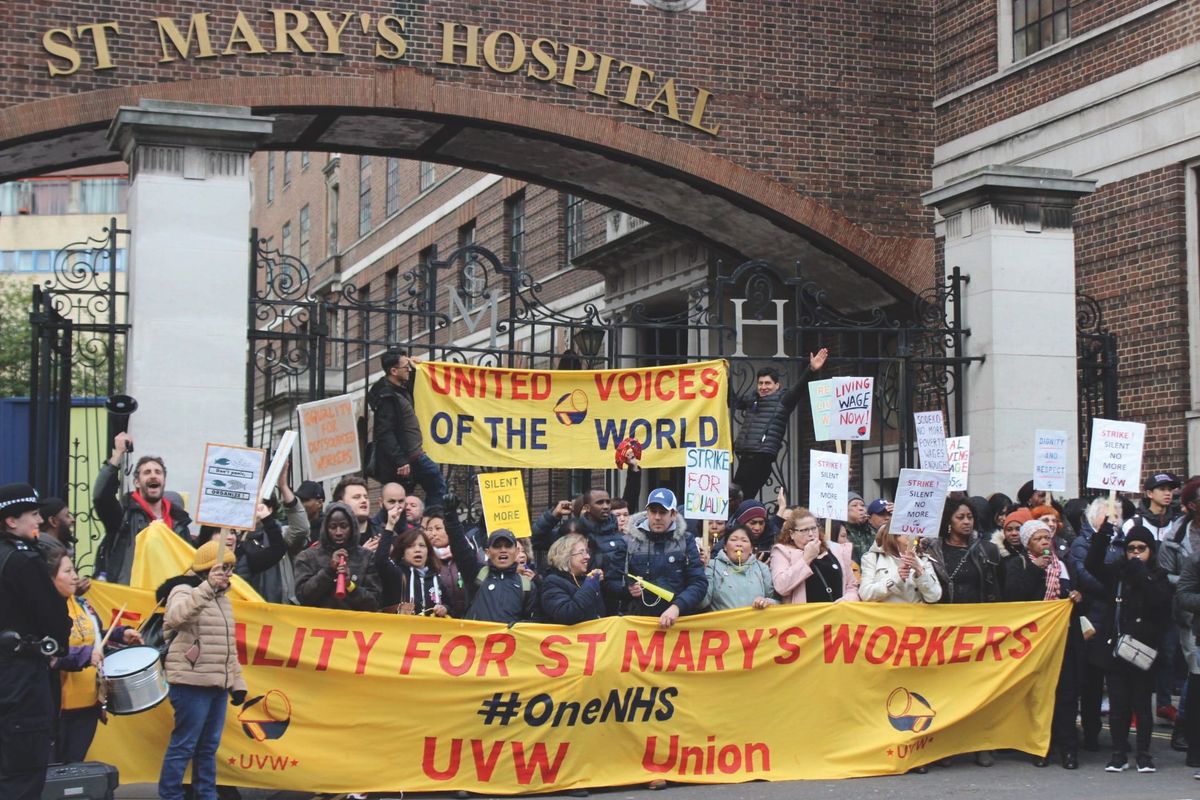 Imperial College NHS Trust Staff Strike