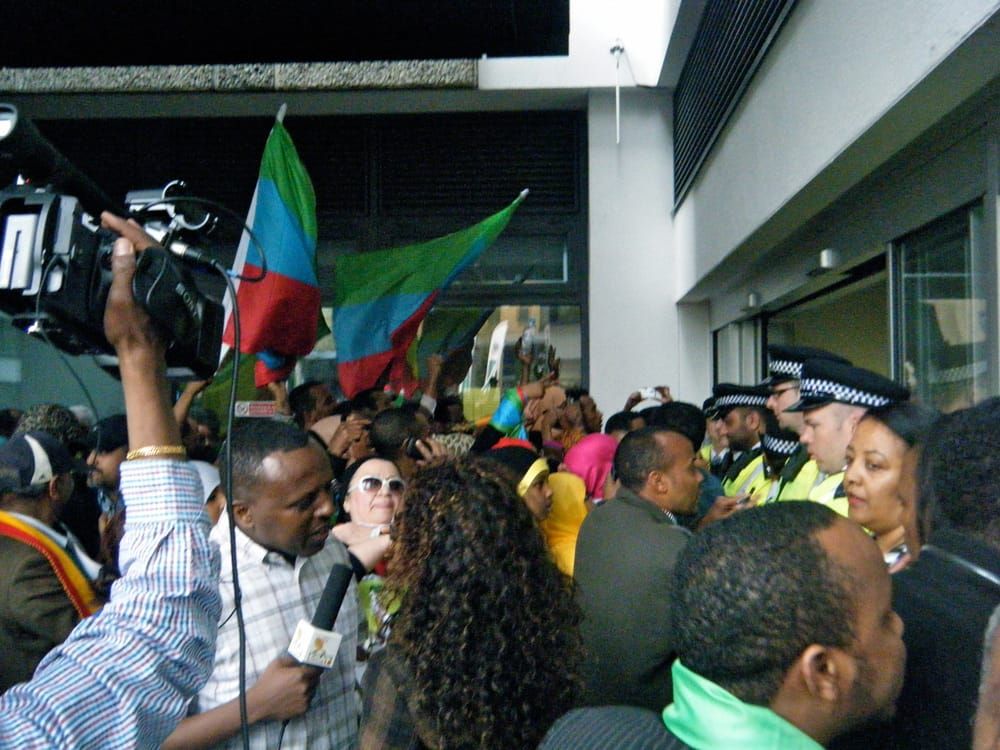 Protest as Ethiopian government holds conference on campus