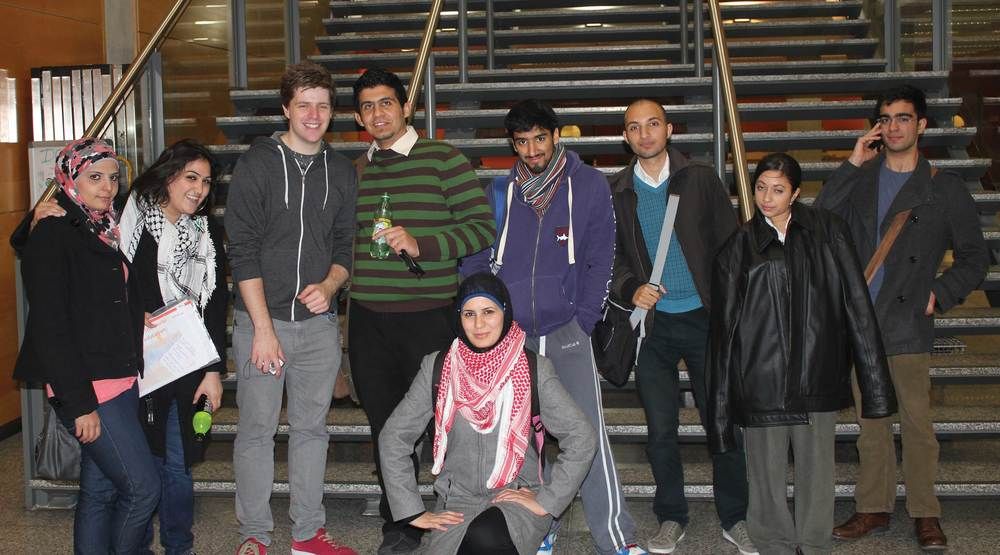 Palestinian students visit Imperial